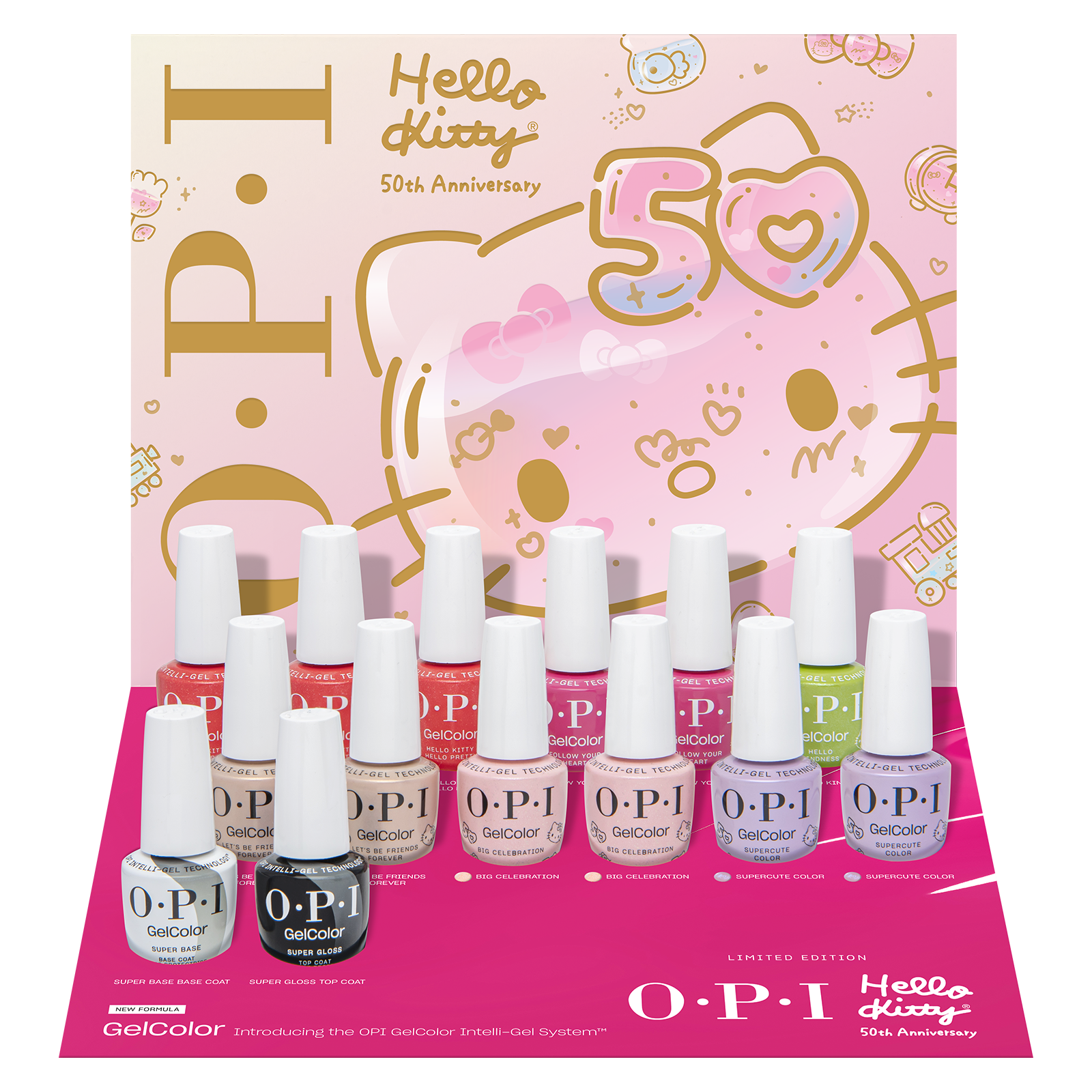 Hello Kitty 50th Anniversary Celebration Nail Collection