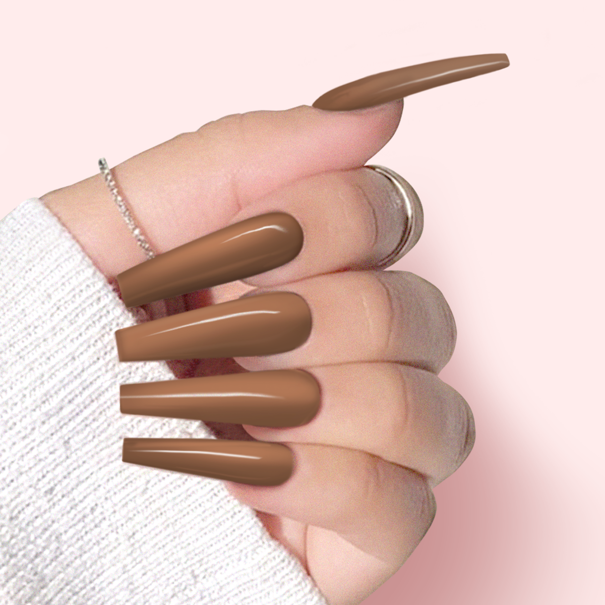 Hands Wearing DD250 Sandstone By IGel Beauty