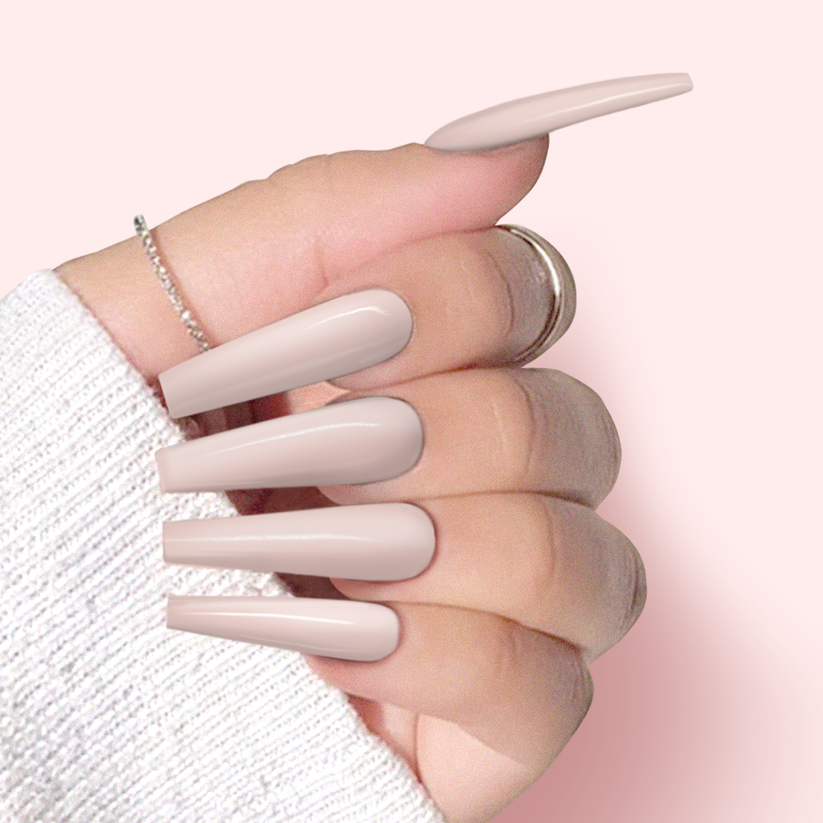 Hands Wearing DD281 So Shy By IGel Beauty