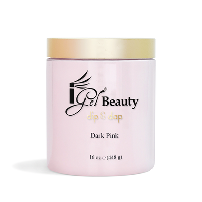 DP05 Dark Pink Dip & Dap Powder 16oz by iGel Beauty