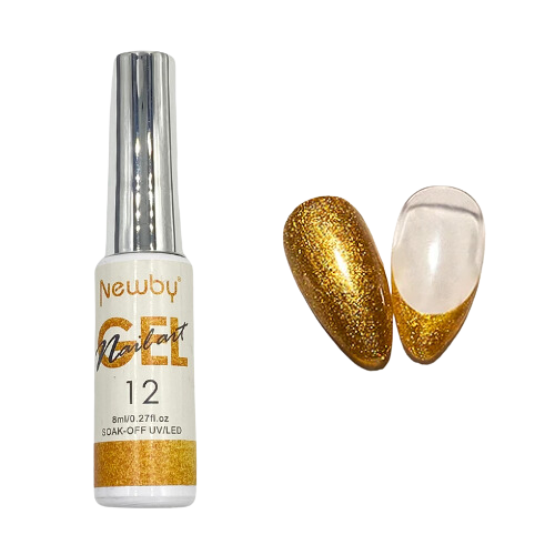 12 Nail Art Gel By Newby