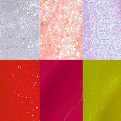 color swatches from hello kitty collection by OPI