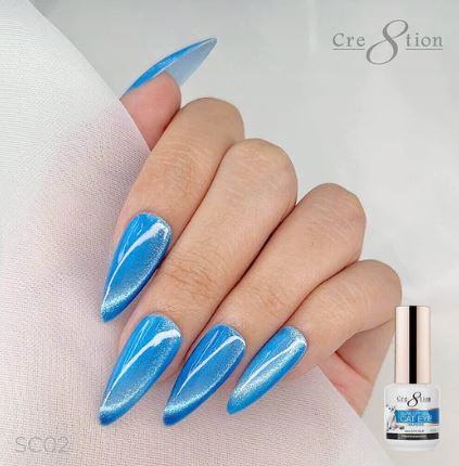 Cre8tion Saphire Cat Eye Gel Collection - 6 Colors