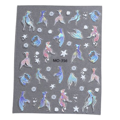 Nail Art Stickers - Mermaid (MO-356)