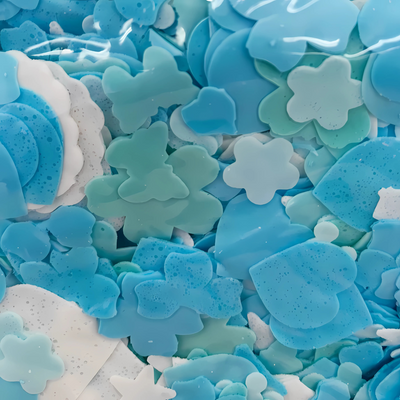 Posh Flower Soap 2lb Bag - Spearmint Sample