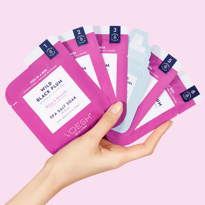 example of Wild Black Plum Ultimate 6 Step Pedibox by Voesh