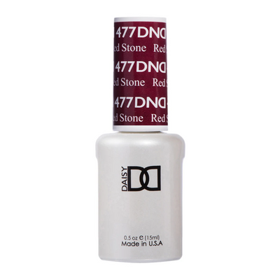 gel bottle of DND Gel Polish 477 Red Stone