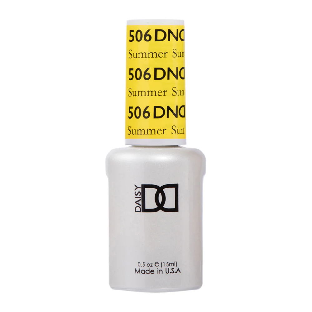 gel bottle of DND Gel Polish 506 Summer Sun