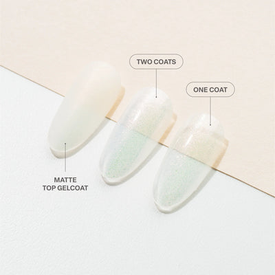 swatch of 510 Our Holy Night Light & Shadow Sheer Gel Couleur by Apres