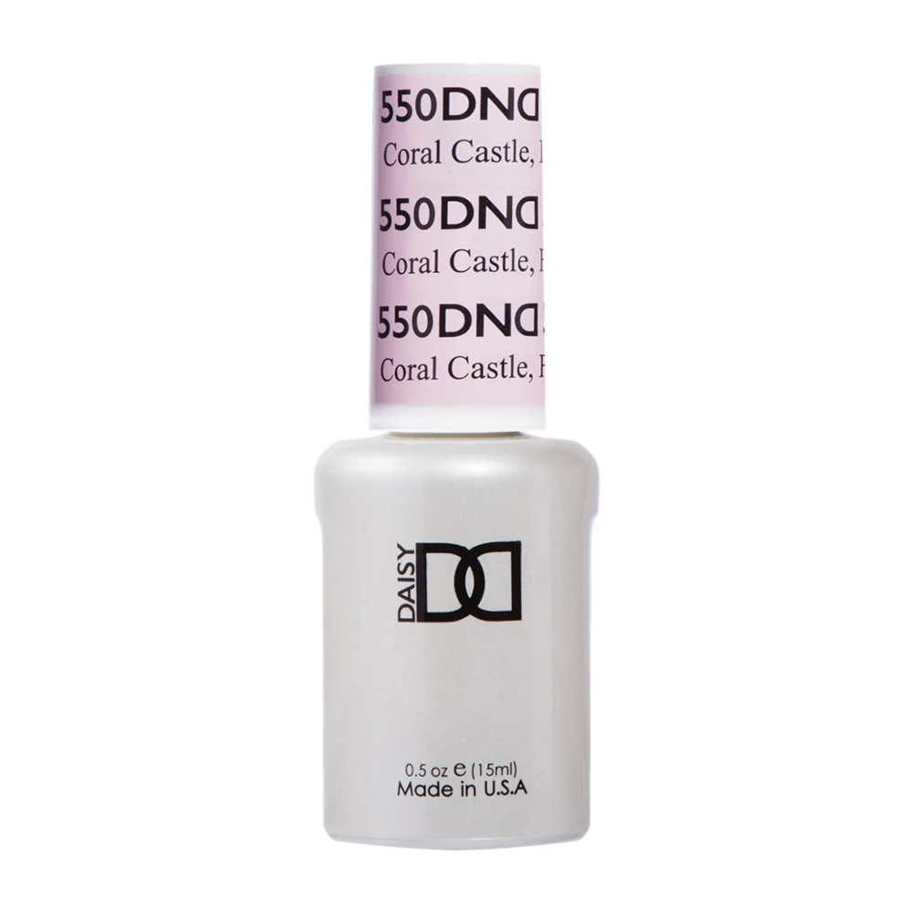 gel bottle of DND Gel Polish 550 Coral Castle, FL