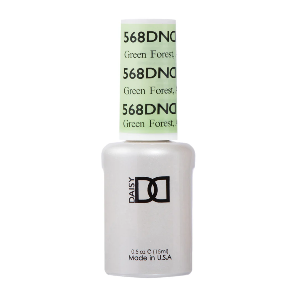 gel bottle of DND Gel Polish 568 Green Forest, AK