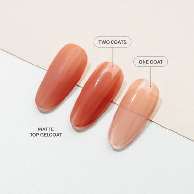 swatch of 601 Overdone Light & Shadow Sheer Gel Couleur by Apres