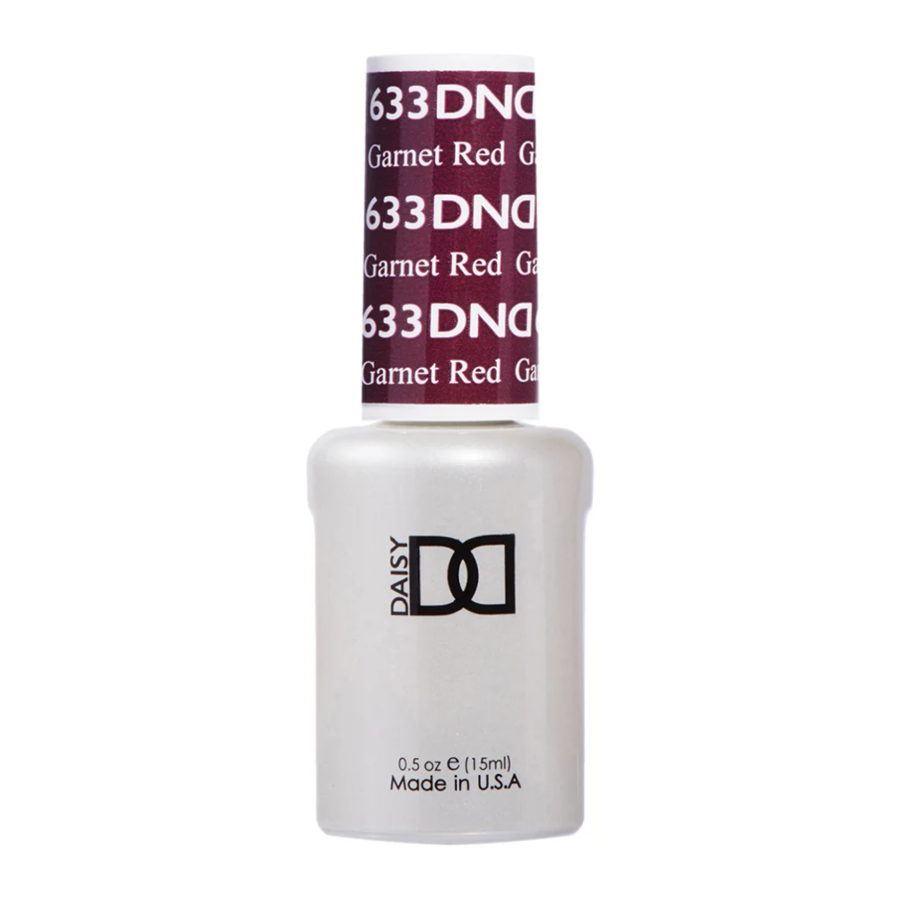 DND single gel polish 633 Garnet Red
