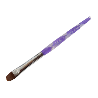 666 Purple Spiral French Brush