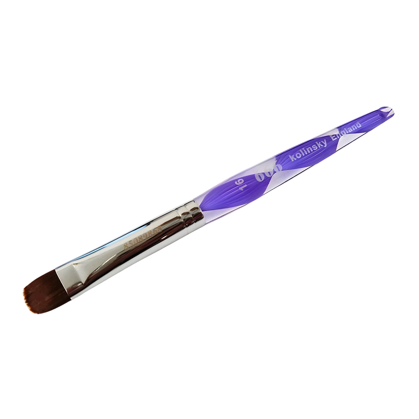 666 Purple Spiral French Brush