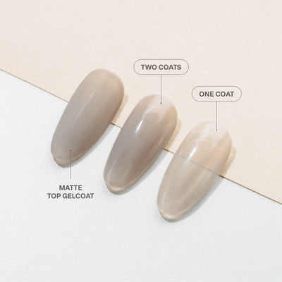 swatch of 704 Chasing Pavement Light & Shadow Sheer Gel Couleur by Apres