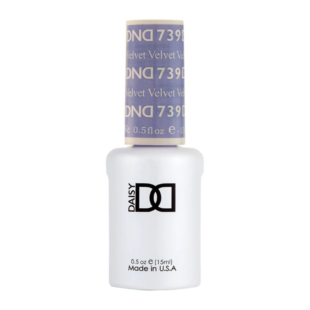 gel bottle of DND Gel Polish duo 739 Velvet