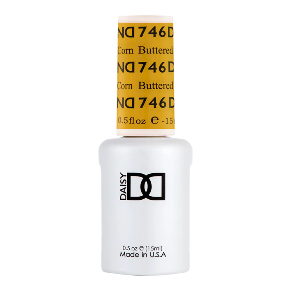 gel bottle of DND Gel Polish 746 Buttered Corn