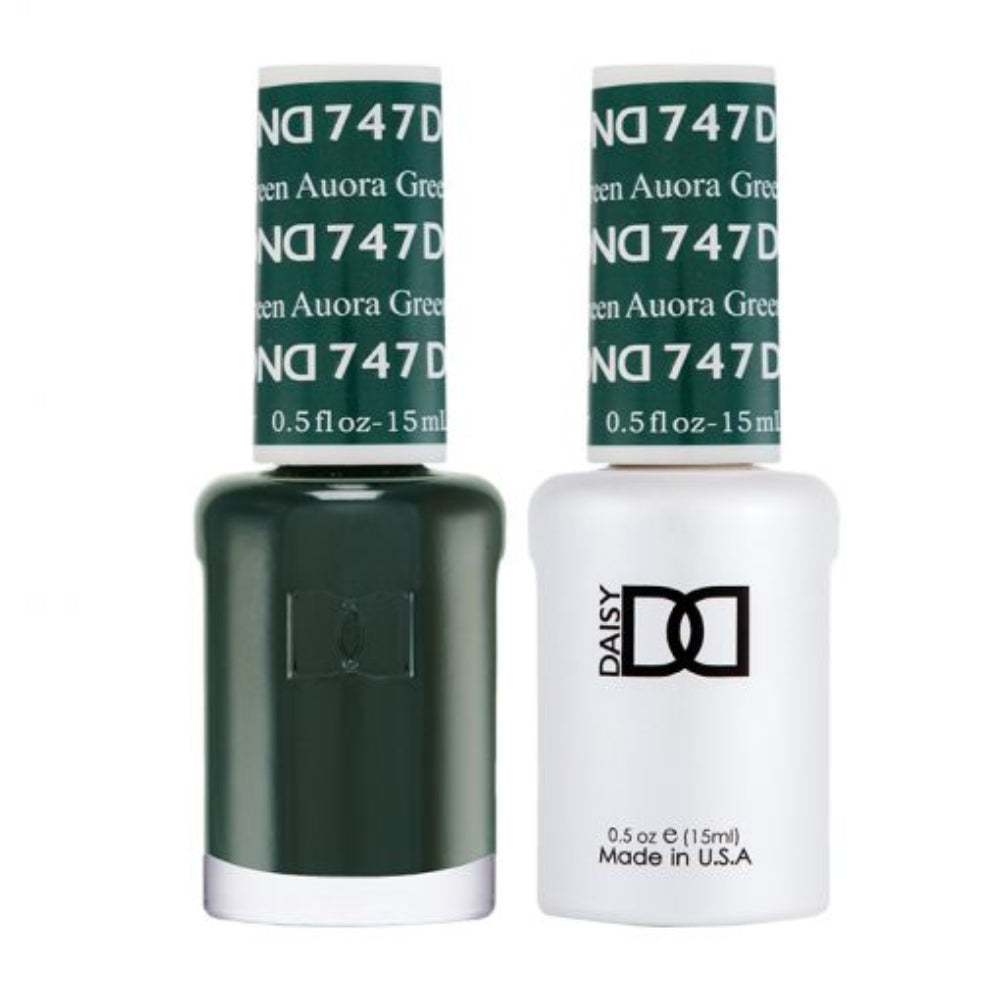 Shop DND Gel Polish 747 Aurora Green | Single or Duo