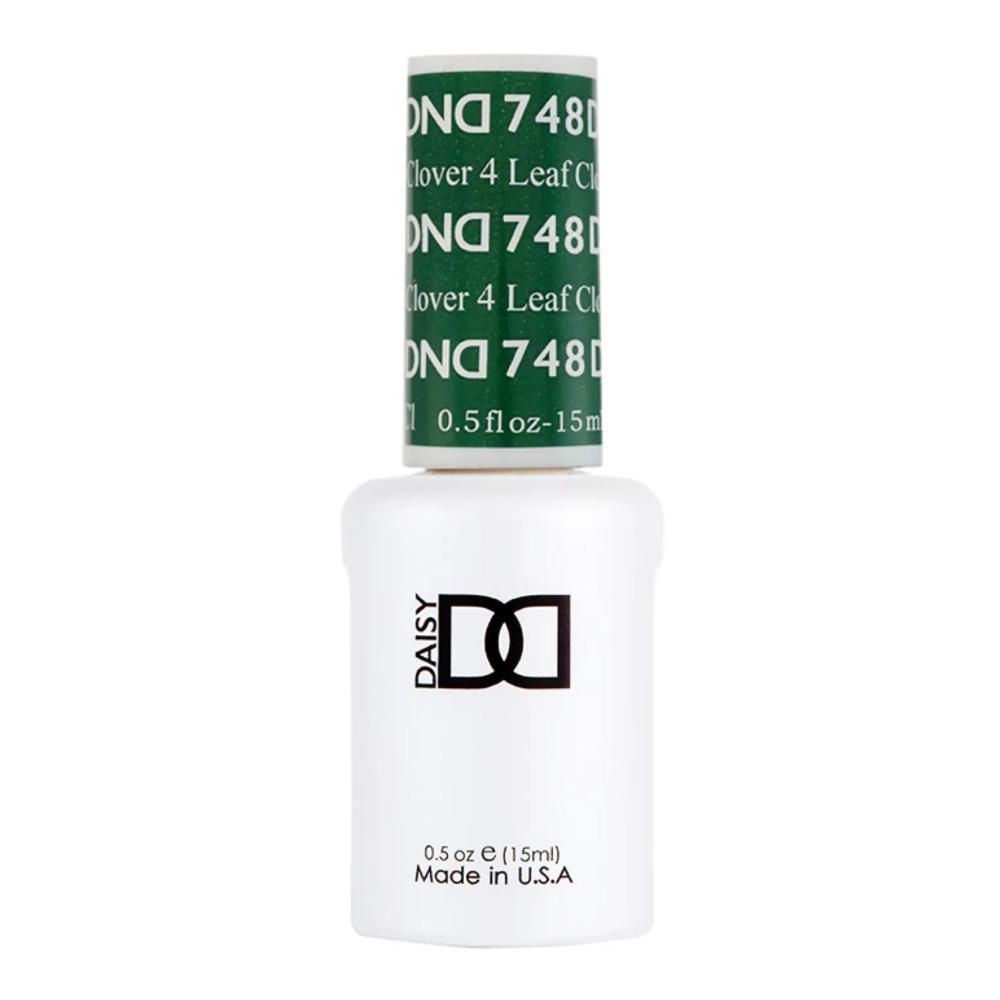 gel bottle of DND Gel Polish - 748 4 Leaf Clover