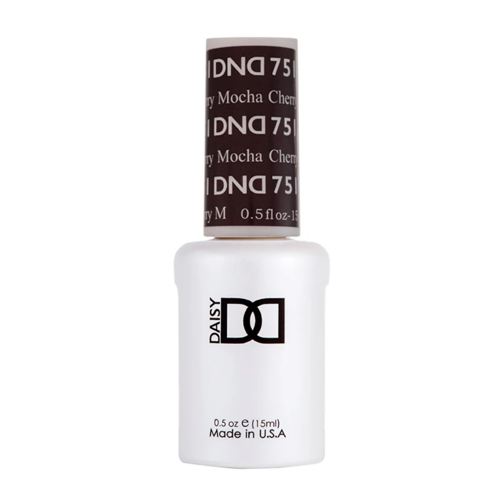 gel bottle for DND Gel Polish - 751 Cherry Mocha