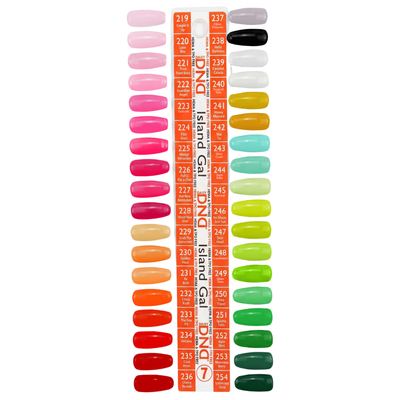 DND HEMA & TPO Free Gel & Polish Swatch Collection - 7