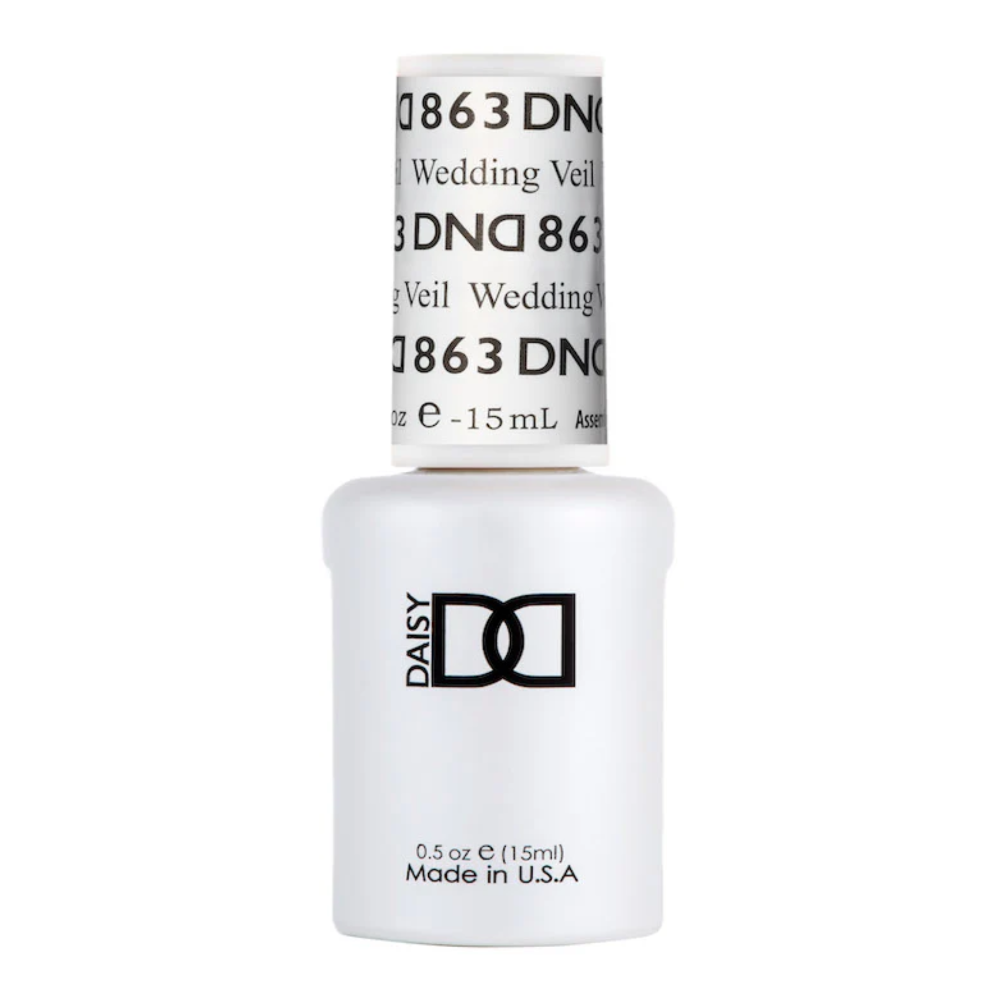 gel bottle of DND Gel Polish - 863 Wedding Veil