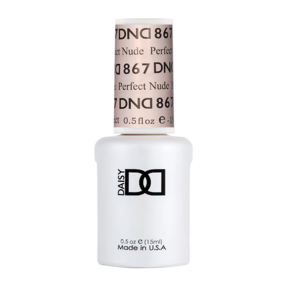 gel bottle of DND Gel Polish - 867 Perfect Nude