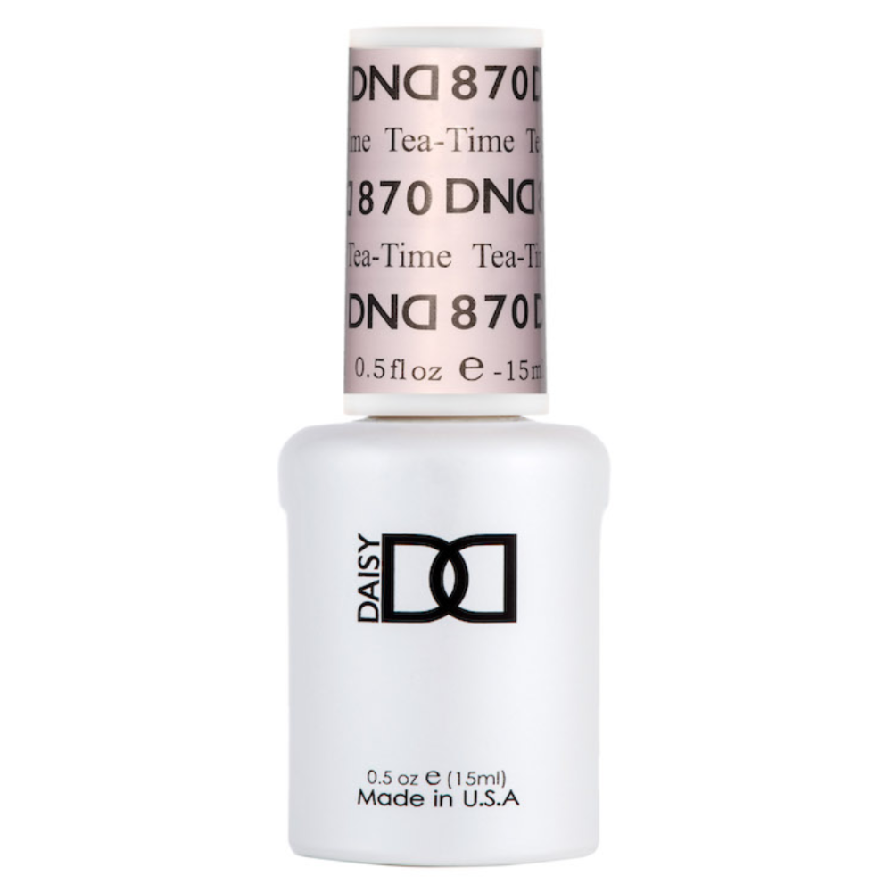 gel bottle of DND Gel Polish - 870 Tea-Time