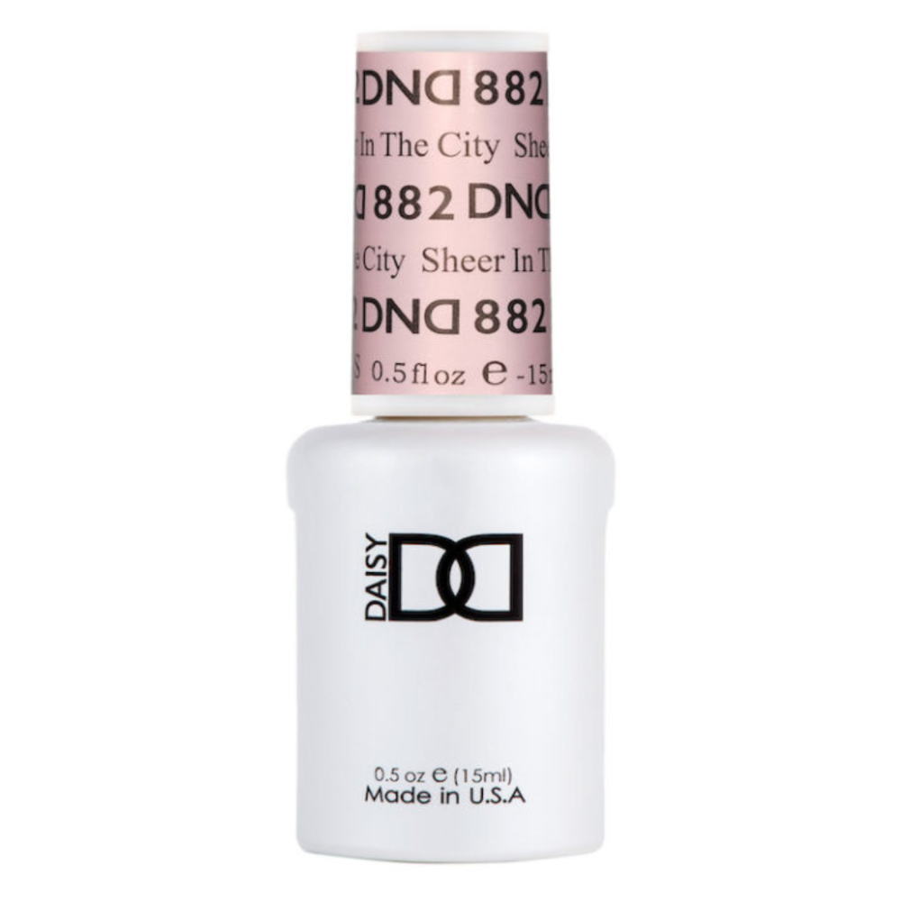 gel bottle of DND Gel Polish - 882 Sheer In The City