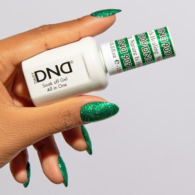 hands wearing DND Gel Polish - 909 Nature Is Healing