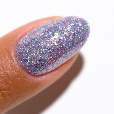 finger wearing DND Gel Polish - 915 Galactic Aura