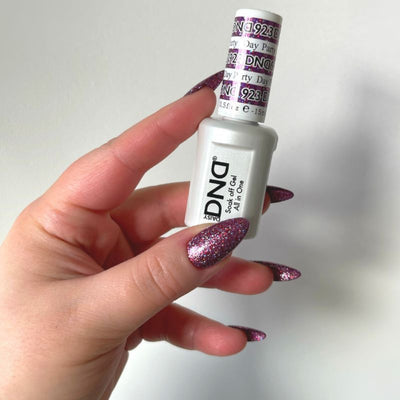 hands wearing DND Gel Polish - 923 Day Party