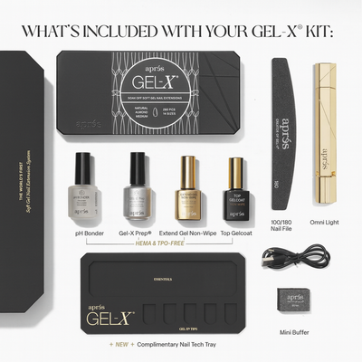 Apres Gel-X Black Signature Kit w/ essentials