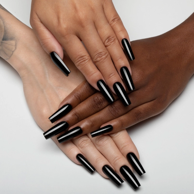 Apres Gel Couleur 15ml - Rich Black hand