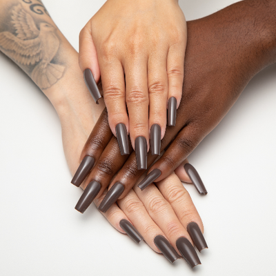 Apres Gel Couleur (HEMA-free, TPO-free) - 312 Olive Tapenade hand