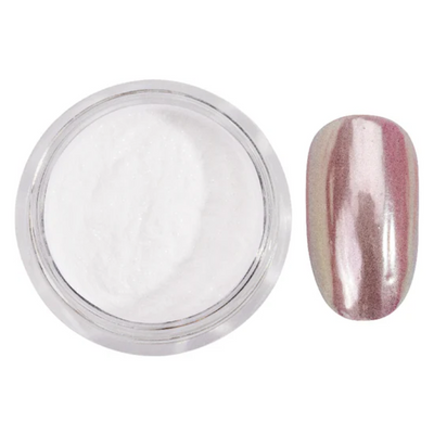 White Glazed Chrome Powder by Mia Secret