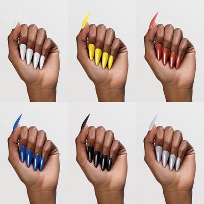 color swatches for Chaun Legend Nail Artiste set