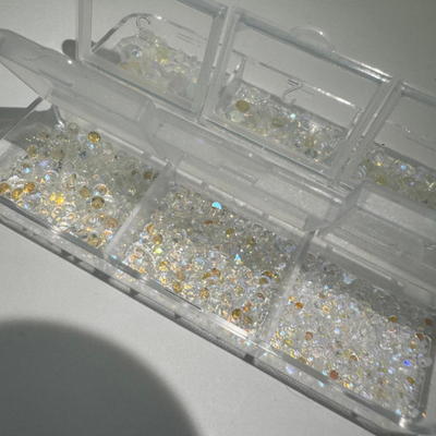 sample of Clear Unicorn Water Droplet 3D Nail Art