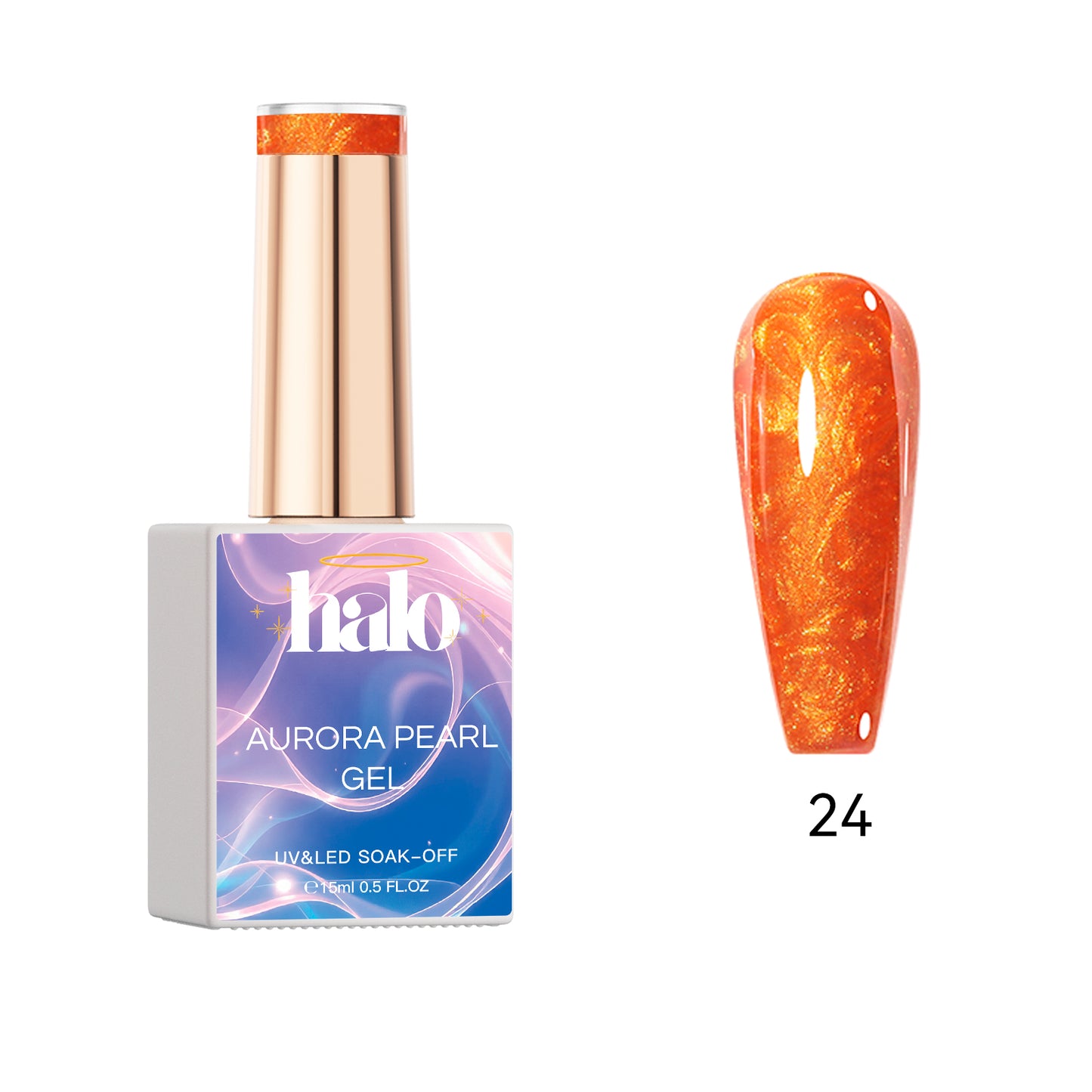 Halo Aurora Pearl Gel Collection - 24 Colors