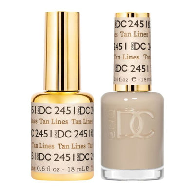 2451 Tan Lines Gel & Polish Duo by DND DC