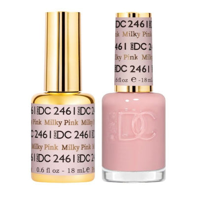 2461 Milky Pink Gel & Polish Duo by DND DC