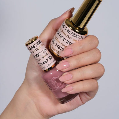 hands wearing 2467 Need That Gel & Polish Duo by DND DC