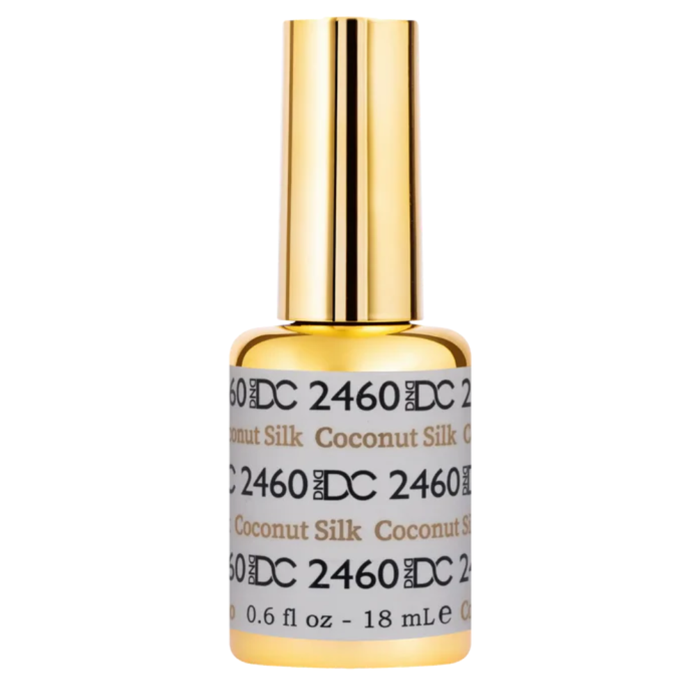 Gel bottle of DND DC Gel 2460 Coconut Silk