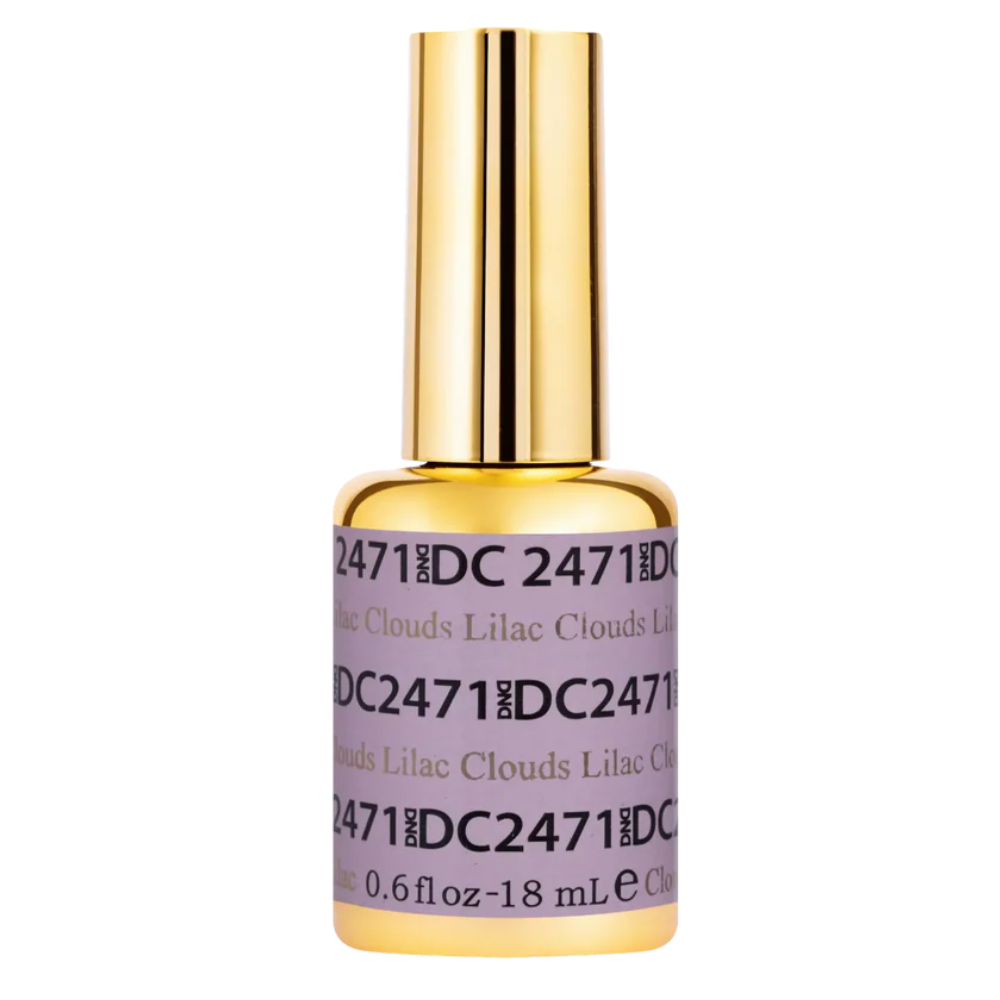 Gel bottle of DND DC Gel 2471 Lilac Clouds