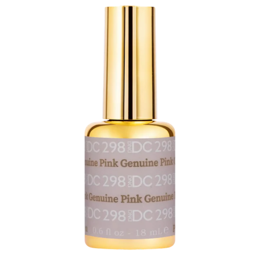 Gel bottle of DND DC Gel 298 Genuine Pink