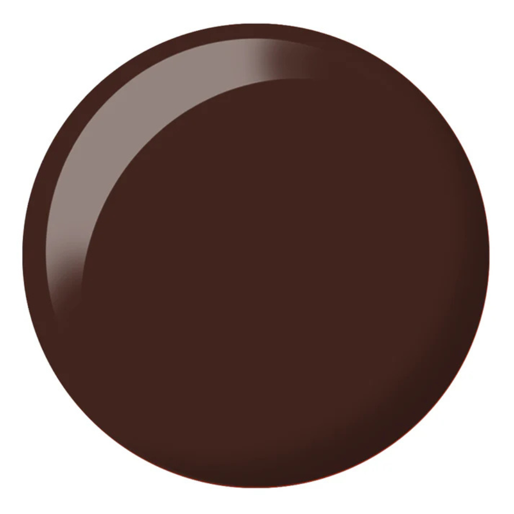 Swatch of 319 Coffee Bean Duo By DND DC Gel