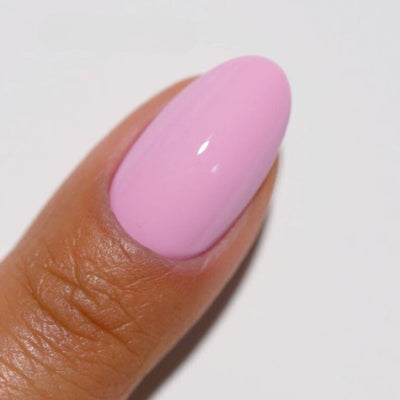 hands wearing 133 Purple Meets Pink Diva Gel & Polish Duo by DND