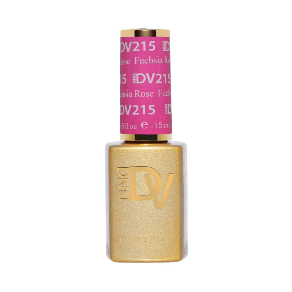 DND Diva 215 Fuchsia Rose single gel polish bottle