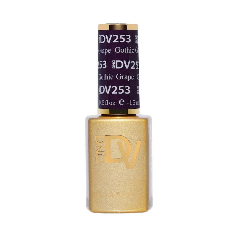 253 Gothic Grape single gel polish DND Diva